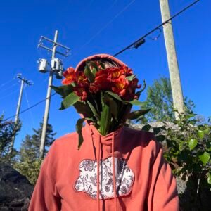 U.C Women's Floral Pop Hoodie