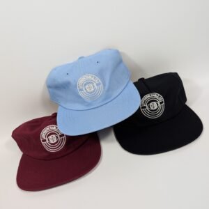 Deconstructed 6 Panel Flat Brim Hat